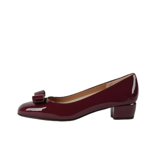 Ferragamo Высокие каблуки Бургундский Женские