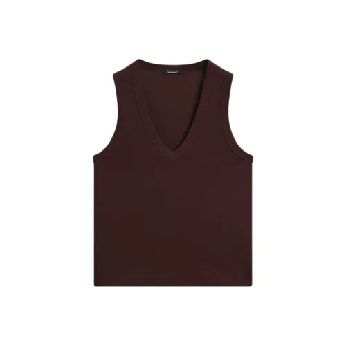 Massimo Dutti Красные Женские Майки