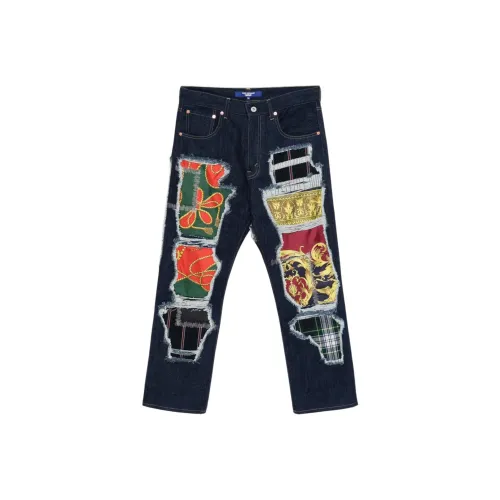 JUNYA WATANABE совместный бренд Индиго Мужские Джинсы