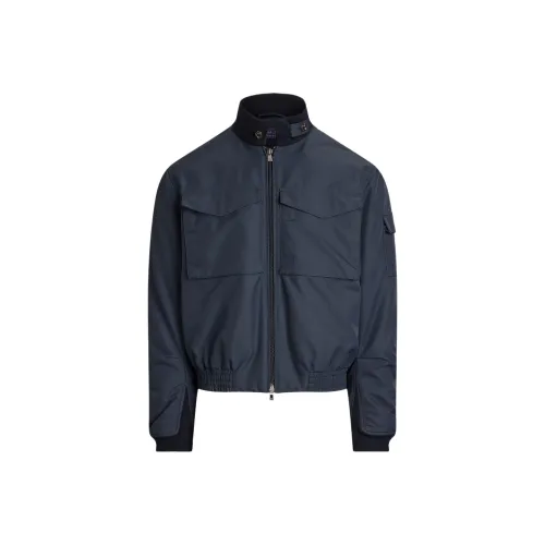Ralph Lauren Purple Label Морской Синий Мужской Пуховик