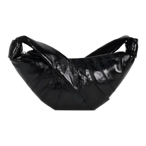 Lemaire Хлопок Круассан Сумка-круассан Сумка-круассан Сумка-круассан Сумка на плечо Маленькая Женская Черная