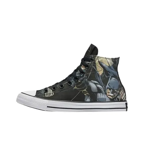 DC COMICS x Converse Chuck Taylor All Star Износостойкие высокие кеды унисекс черно-белые