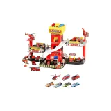 Три-уровневое парковочное здание: 1 самолет + 6 автомобилей из сплава