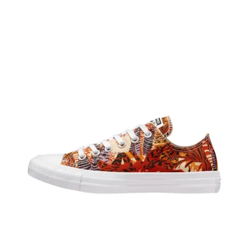 Converse Chuck Taylor All Star Износостойкие Низкие Кеды Женские Оранжевые Белые