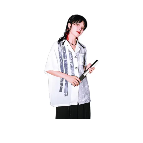 UNA RETA Цвет изображения Унисекс Рубашки