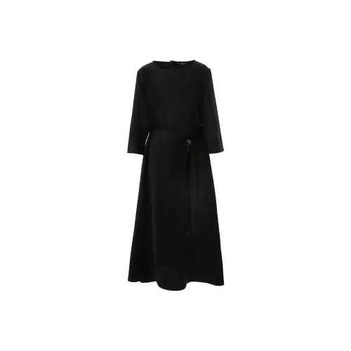 AUM Black Женские Короткие Платья с Рукавами