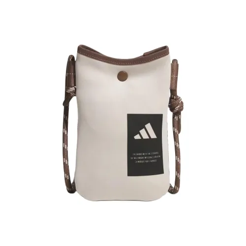 Adidas Полиэстер Чехол для телефона Сумка на плечо Унисекс Бежевый