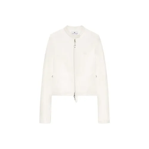 COURREGES SS25 Городская Виниловая Байкеркуртка Женская