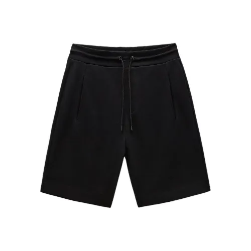 ZARA Черные Мужские Повседневные Шорты