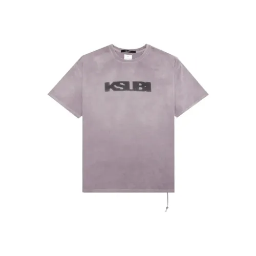 Ksubi Фиолетовый Мужская T-Рубашка