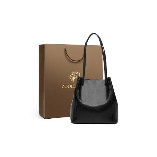 ZOOLER Сумка Tote из коровьей кожи плечевая сумка стандартная женская черная