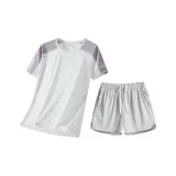 Белый + Светло-сине-серый