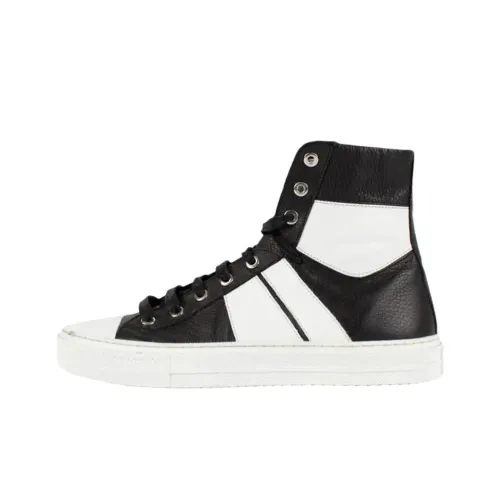 AMIRI Sunset High Top Скейтборд Кроссовки Мужские Черные