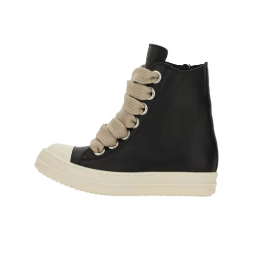 RICK OWENS RO Высокие Кроссовки для скейтбординга Женские Черные