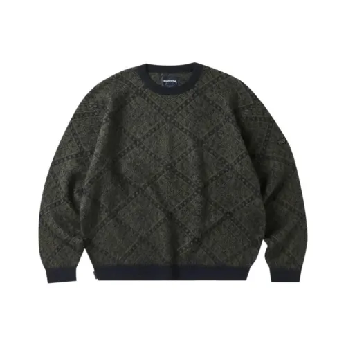 Thisisneverthat Свитер Мужской Темно-оливковый