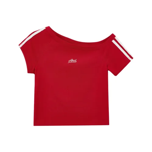 SUSANSAN Red Женские T-рубашки