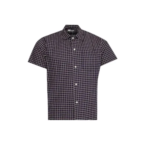 Bode Midnight Blue Мужские Рубашки