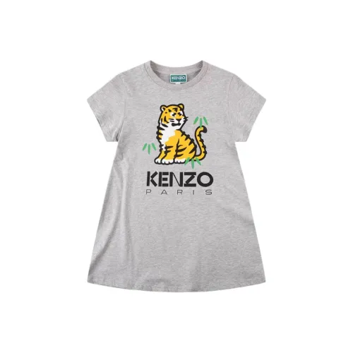 KENZO Серый Детские Платья