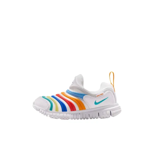 Nike Dynamo Free Амортизация Поддержка Низкий Топ KIDS Lifestyle Shoes Белый Spotlight Королевский Кактусовый Серый Детский