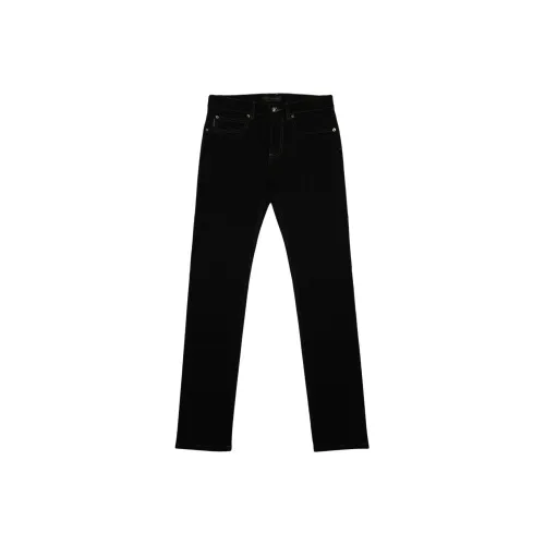 VERSACE Мужские черные джинсы