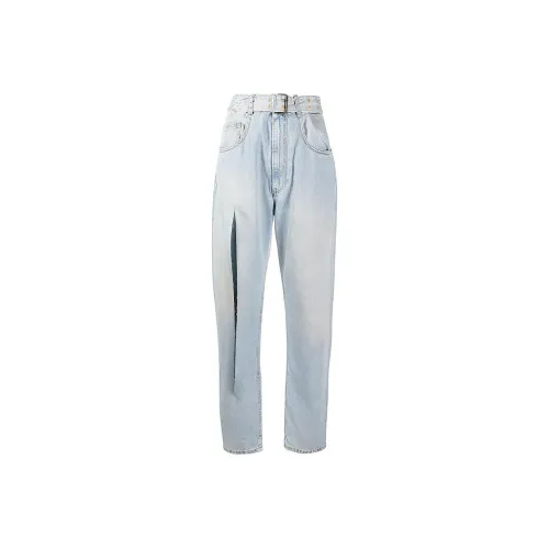 MAISON MARGIELA Светло-синие Женские Джинсы