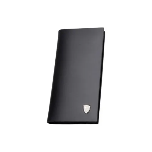 SEPTWOLVES Кошелек из коровьей кожи Мужской Черный Кофейный