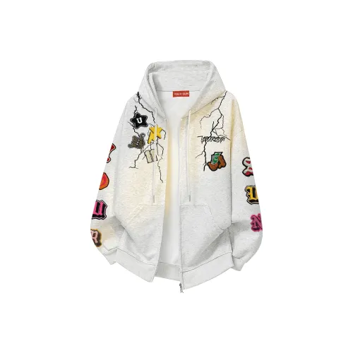 Удобный и освежающий кардиган свитшот унисекс