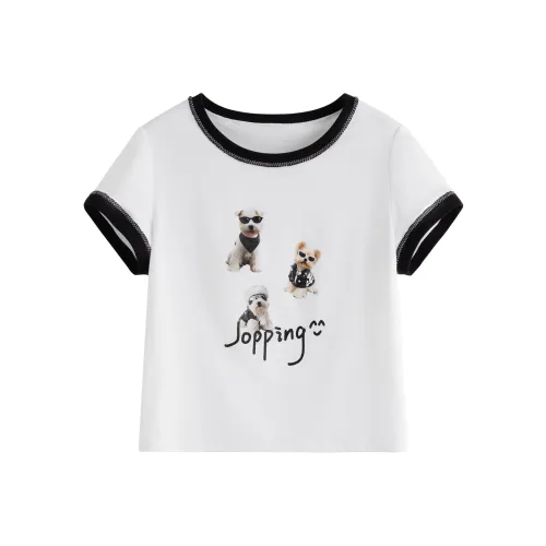 FANSILANEN Белая Женская Футболка