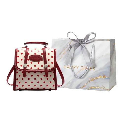 Miss Angel ПУ (полиуретан) Рюкзак Женский Белый Красный