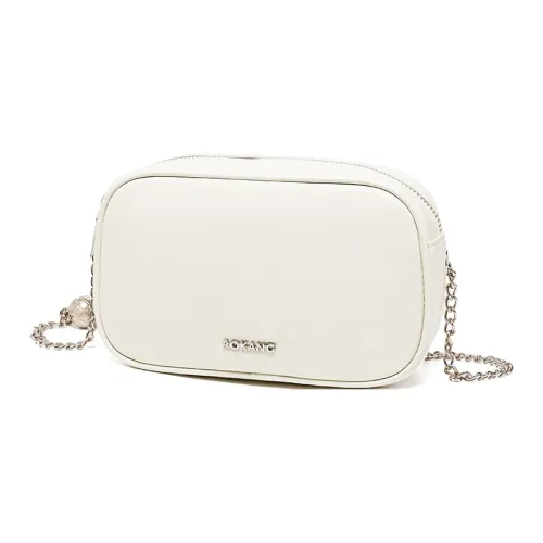 AOKANG Коровья кожа Сумка с цепочкой Маленькая квадратная сумка Через плечо Подмышечная Сумка на плечо Маленькая Женская Белая Розовая Серебряная Черная