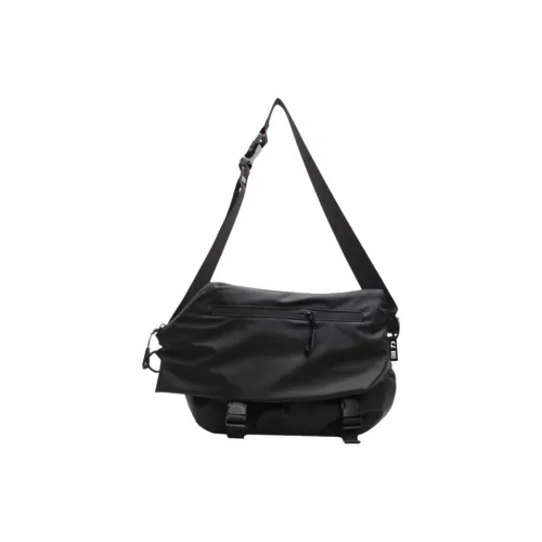 Warrior ПВХ Курьерская сумка Сумка через плечо Унисекс Черная