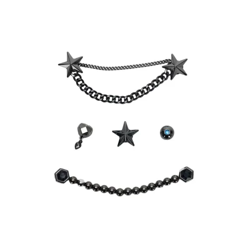 Crocs Аксессуары для обуви из цинкового сплава Унисекс Черный