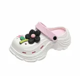 YC-SH-002 Бело-розовый Цветочный [Мягкий Удобный]