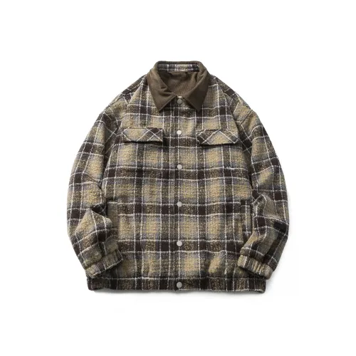 HYLHYL Коричневый Унисекс Куртки