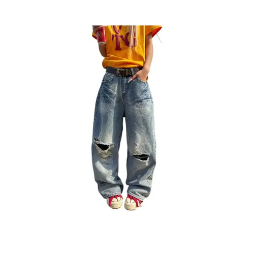 MUCCHIC Синие Женские Джинсы