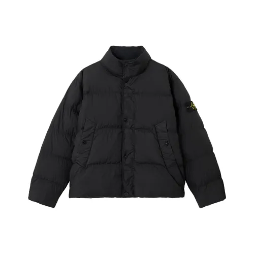 STONE ISLAND Пуховик Мужской Черный