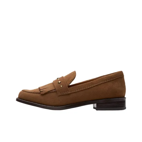 Clarks Hana Loafer Лоферы 3 см Женские Коричневый