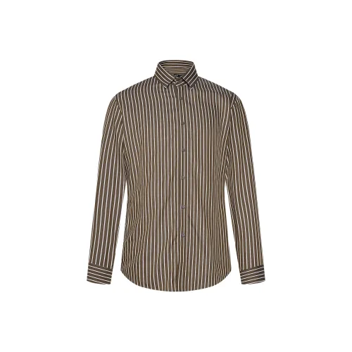 LESS IS MORE FW25 Рубашка Мужская Темно-Коричневая