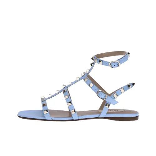 Valentino Garavani Rockstud Римские Сандалии Женские Синие