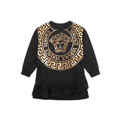 VERSACE Черные Платья для Детей