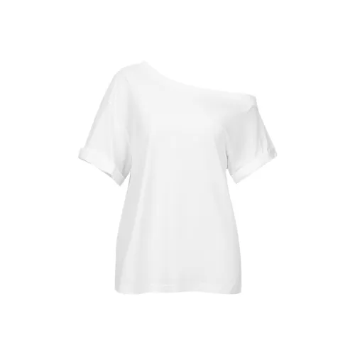 URBAN REVIVO Белый Женские T-рубашки