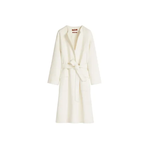 MaxMara Studio Пальто Женское Белое