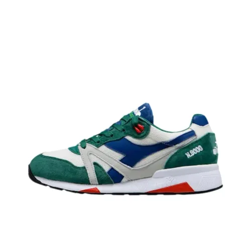DIADORA N9000 Устойчивые к истиранию низкие беговые кроссовки унисекс Озерный зеленый