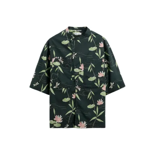 ZARA Зеленые Мужские Рубашки