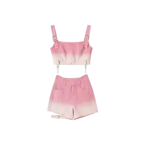 INNI Розовый комплект Женские Повседневные костюмы