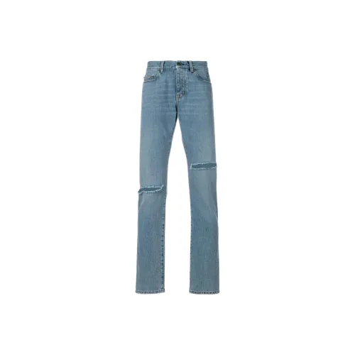 SAINT LAURENT Blue Men's Jeans SAINT LAURENT Синий Мужские Джинсы