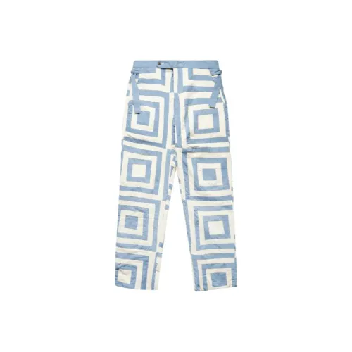 BODE Blue Men's Casual Pants BODE Синий Мужской Повседневный Брюки