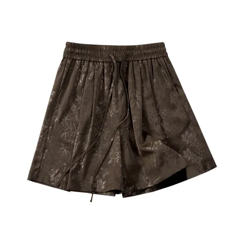 Touch Темный кофейный Женские Повседневные шорты