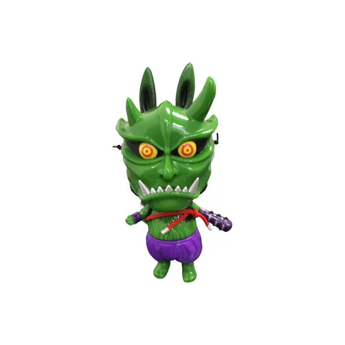 POP MART THE MONSTERS LABUBU Oni Ninja, Зелёная Модная Фигурка, 20 См