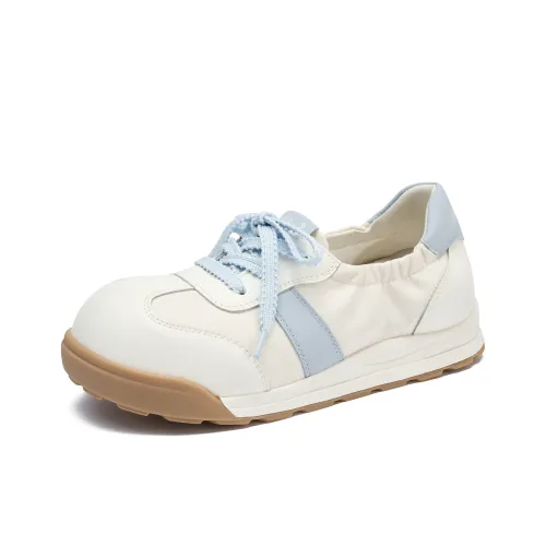 JOSINY Износостойкий Низкий Топ Casual Женский Бежевый Синий